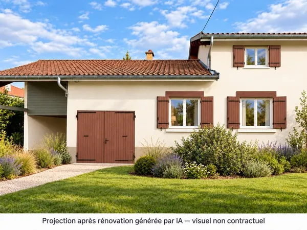 Maison au calme de 84m2 à rénover sur son terrain de 300m2.