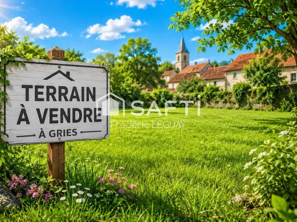 Terrain au coeur du village