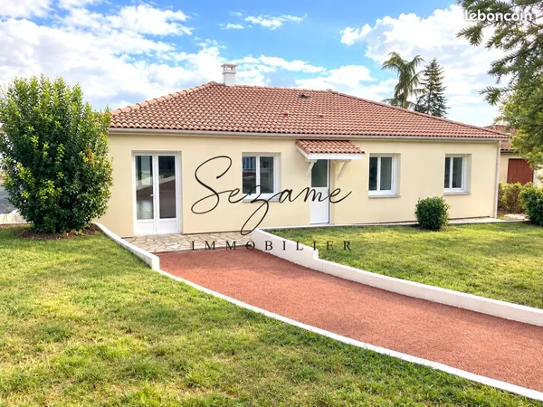 Champniers - 10 min Nord Angoulême - Belle Maison P/P F4, indépendante, entièrement rénovée