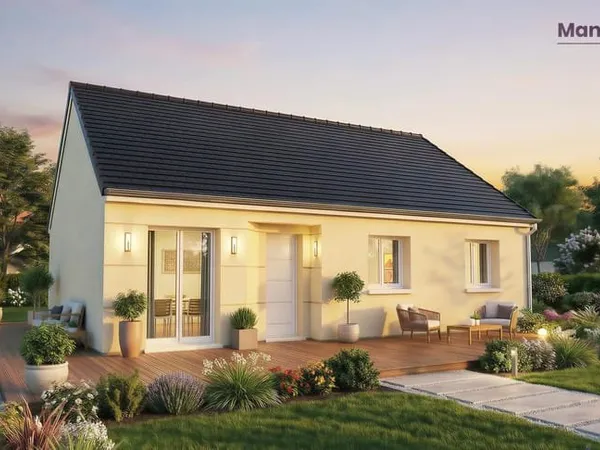 Maison 3 chambres de 75m2 sur la commune d'YVETOT
