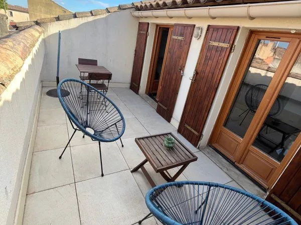 T3 en duplex corps saints avec terrasse