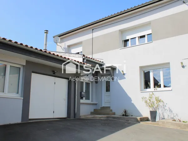 Maison 3 chambres, garage et jardin