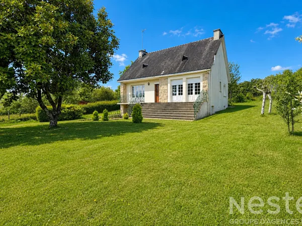 À moins de 2 km du centre de Baud, maison avec jardin et potentiel d'évolution