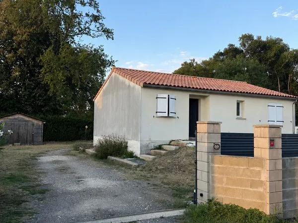 Maison récente 2018 avec 3 chambres sainte terre