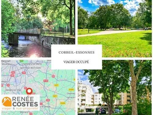 Viager occupé - F92 ans - CORBEIL ESSONNES (91100)