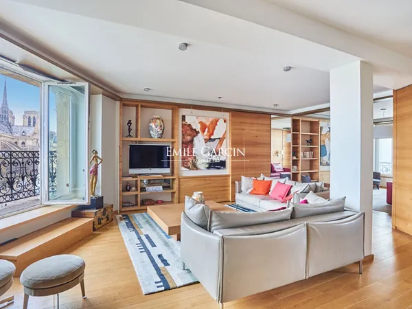 A vendre - appartement d'exception - vues monuments - Ile Saint Louis - 75004 - Paris