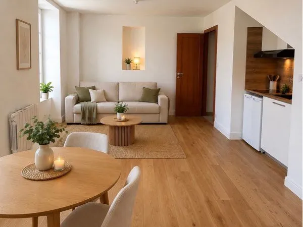 Appartement meublé 23 m² - Saint-Marcel (71380)
