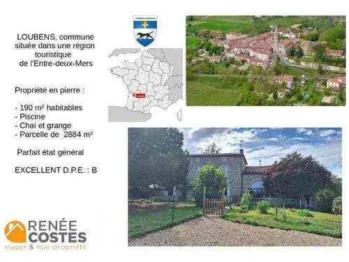Viager 6 pièces 190 m²