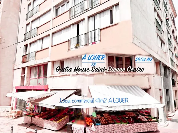 Déal Investisseur - Ensemble Immobilier Mixte (Local Commercial + Appartement F3) de 96 m² - Hyper-c
