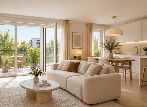 SUPERBE 3 PIÈCES NEUF DE 65 M² AVEC BALCON - 4e ÉTAGE