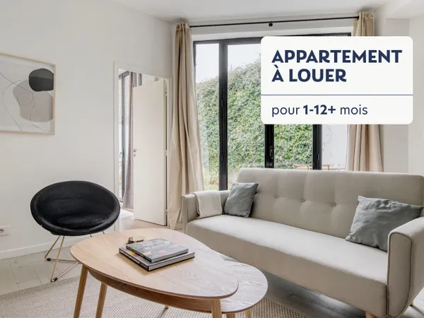 Beau 2 chambres avec jardin à Auteuil