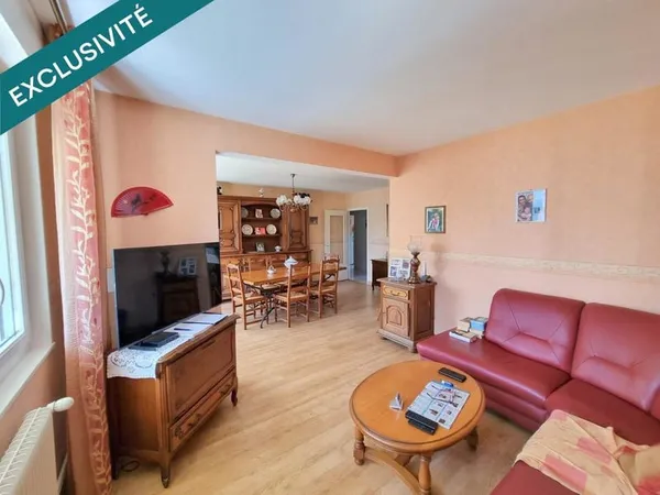 Appartement 76 m² avec balcon et parking couvert