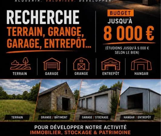 Garage / Terrain à Acheter