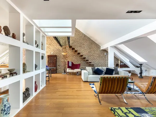 Attique contemporain d'exception avec terrasse plein Sud