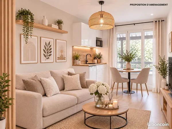 Appartement 1 pièce 21 m²