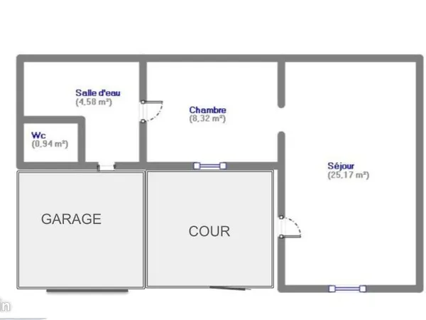 Maison de bourg T2 Ligueil Extra locatif