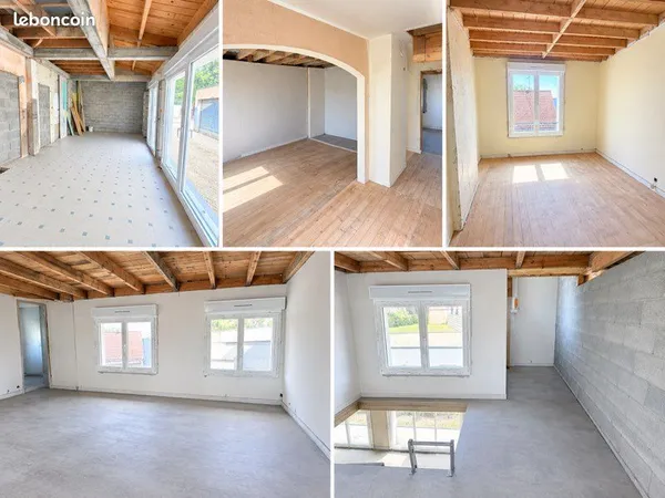 Appartement + local commercial à 500m de la plage