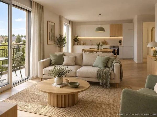 Appartement 3 pièces 72 m²
