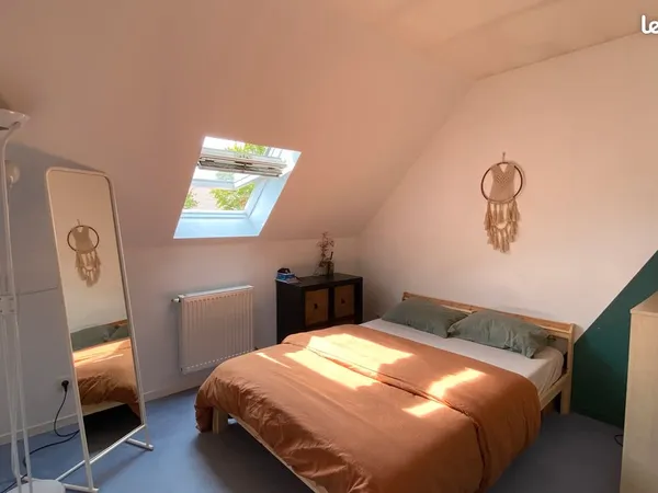 Chambre en colocation, maison avec jardin