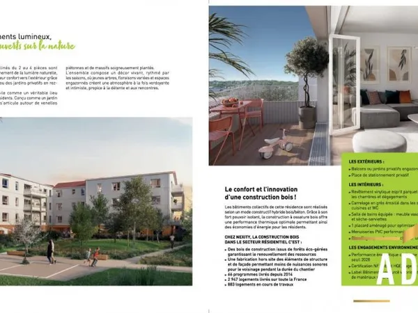 Appartement 3 pièces 56 m²
