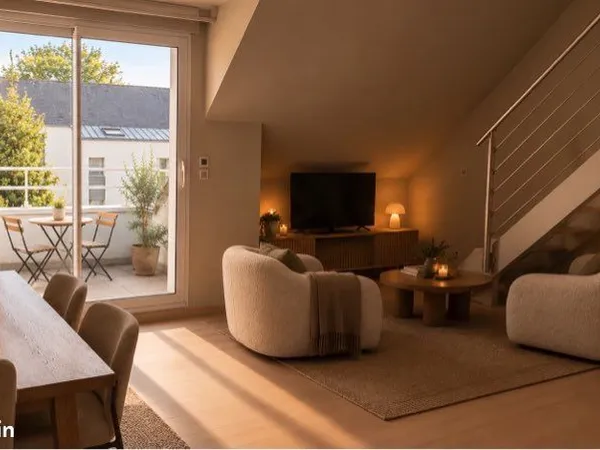 Appartement T2 + mezzanine 48m2 meublé