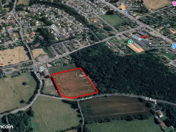 Terrain 380 m² Mouen