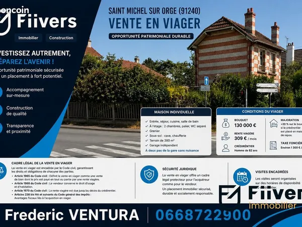 Maison 4 pièces 62 m²