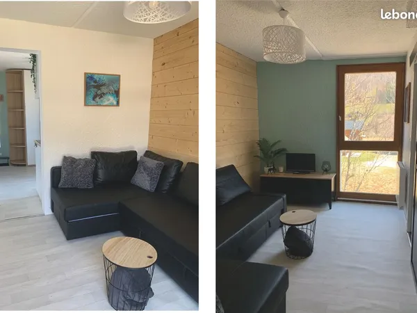Studio lumineux refait à neuf Alpe du Grand Serre - La Morte