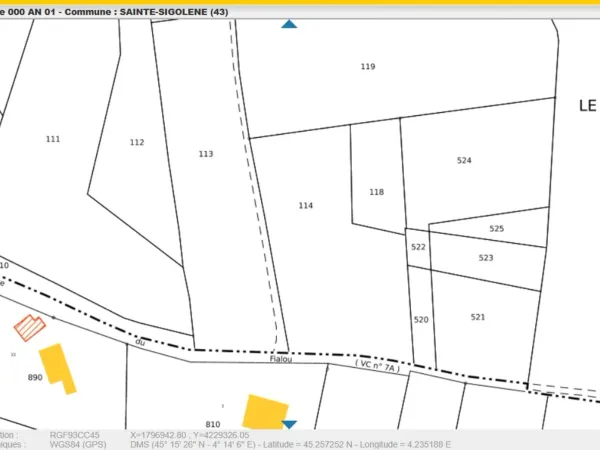 Terrain 4078 m²