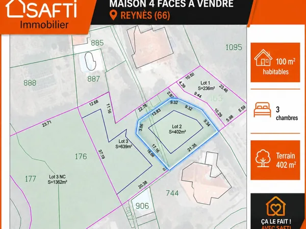 Maison familiale - environnement calme