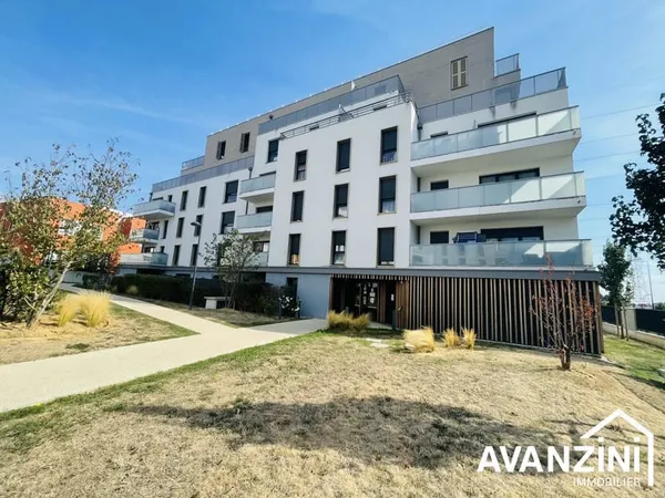 Appartement F2 de 43,16m2 avec terrasse et jardin