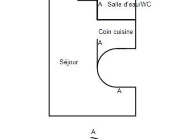 Studio à louer, centre-ville, La Rochelle