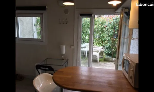 Petit Studio calme 15m2, jardin, 2 mn métro, Paul Sabatier, Labège, Rangueil