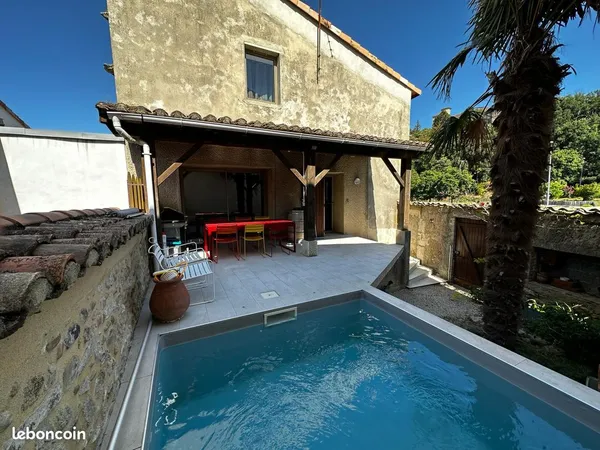Maison meublée près Valence / 4,5 chambres pour colocation (à constituer)