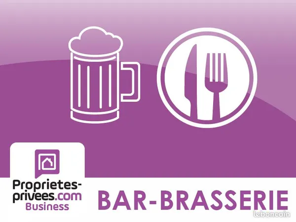 Fonds de commerce bar 140 m²