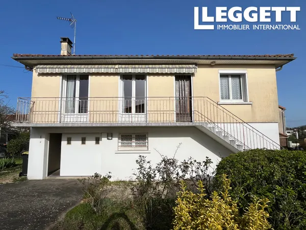 Joli pavillon sur sous-sol de 87m² au coeur de Ruffec