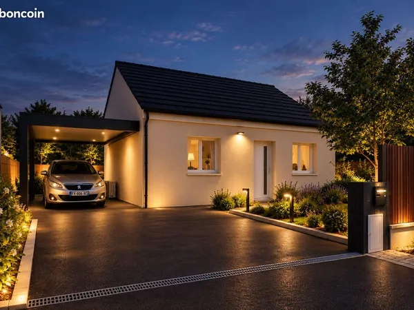 Projet de construction d'une maison 64 m² avec terrain à NOZAY (44)