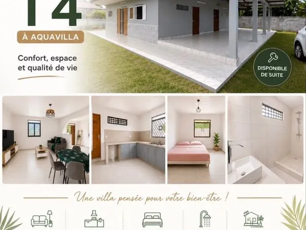 Villa T4 à louer sur Aquavilla