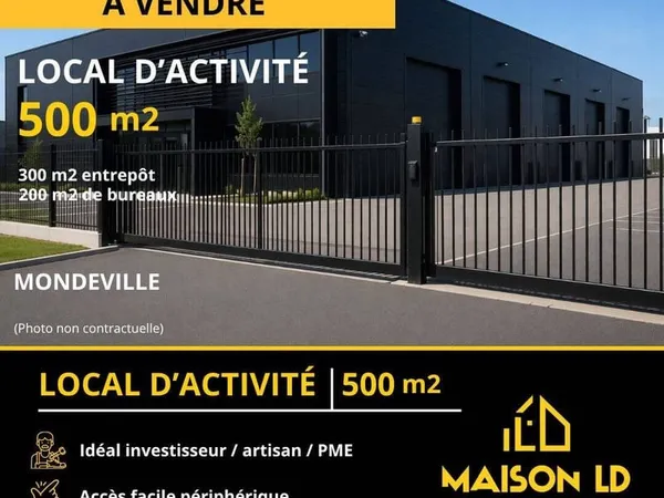 Local d'activité 500 m²