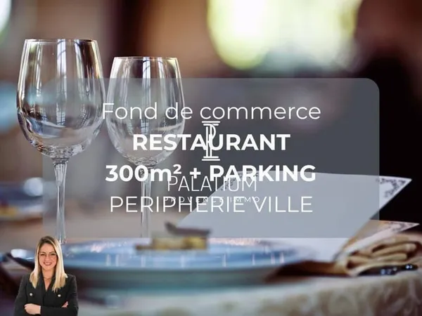 Fonds de commerce 300 m²
