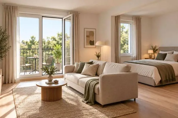 Studio 1 pièce 34 m²
