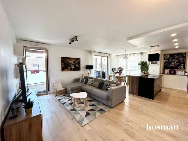 Appartement 4 pièces de 74 m² avec terrasse et balcon - Rue Marguerite Yourcenar, Colombes
