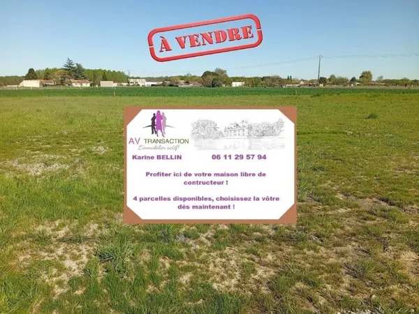 A SAISIR, terrain constructible viabilisé d'environ 797 m²