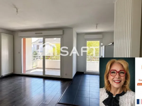 Appartement F3 centre-ville Saint-Louis - Garage, parking & balcon