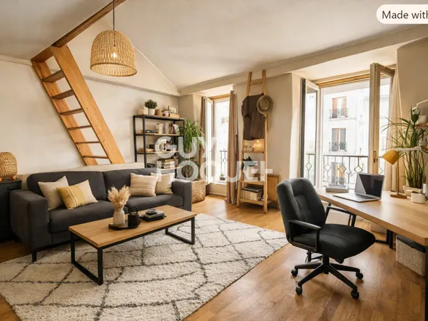 Appartement à vendre de 1 pièce de 34.8 m²