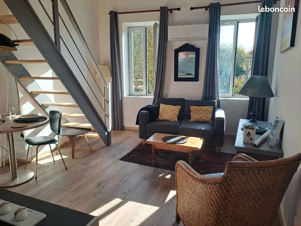 Appartement climatisé avec Mezzanine