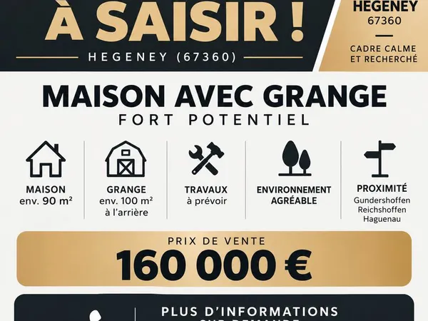 Maison à rénover - Beau potentiel