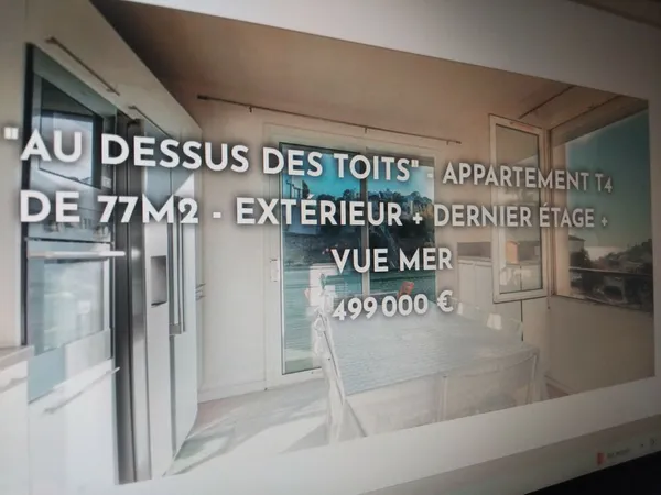 APPARTEMENT T4 en supplément garage et place de parking