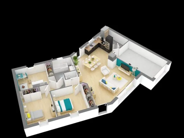 Maison neuve 4 pièces 83 m²
