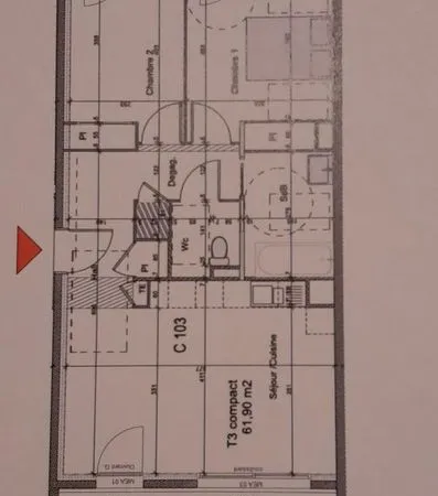 Appartement de 61m2 à louer sur Les Adrets-de-l'Estérel
